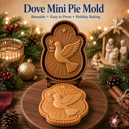 ✝️ Christmas Nativity Mini Pie Mold Collection | Reusable Embossed Molds with Jesus, Nativity & Faith-Inspired Designs🥧