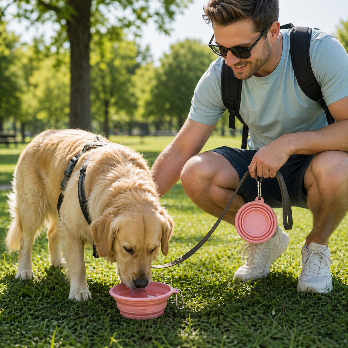 Collapsible Travel Pet Bowl