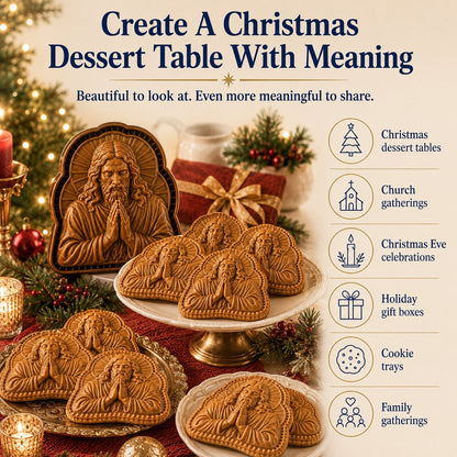 ✝️ Christmas Nativity Mini Pie Mold Collection | Reusable Embossed Molds with Jesus, Nativity & Faith-Inspired Designs🥧