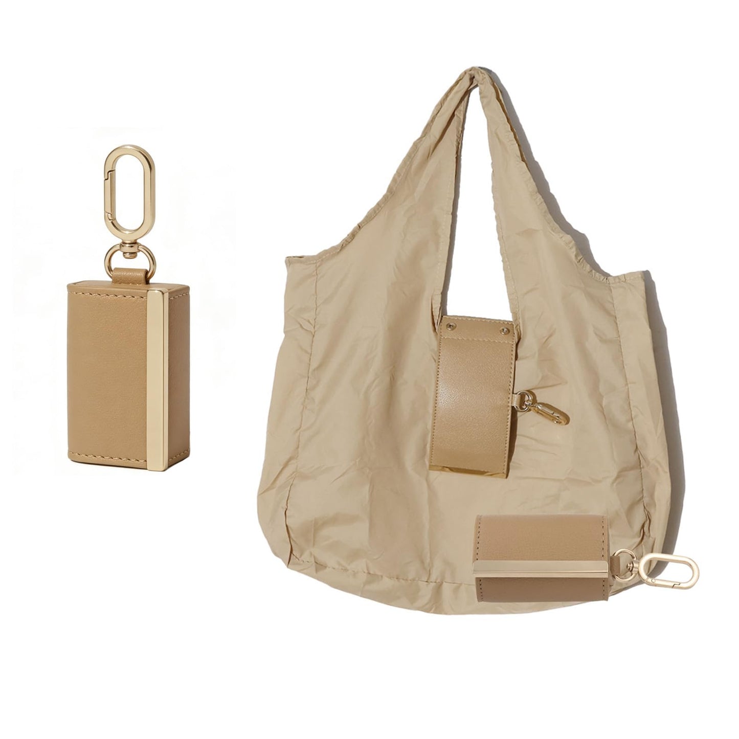 🔥LAST DAY 50% OFF -👜Foldable Shopping Bag Keychain Eco-Friendly Reusable Tote Bag🔑