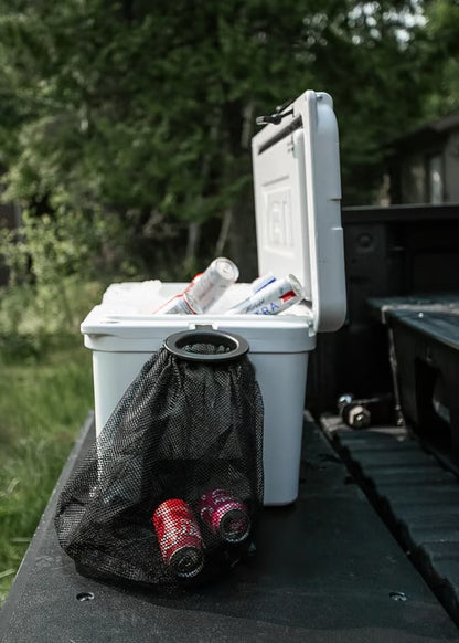 Cooler Can - Outdoor Cooler Trash Can Accessory - Matte Black Finish
