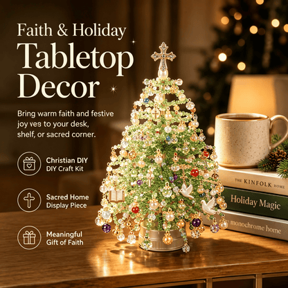 🔥Last Day 50% OFF🎄✨ DIY Beaded Christmas Tree Kit – 🎅Create Your Own Sparkling Holiday Decoration