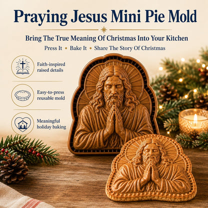 ✝️ Christmas Nativity Mini Pie Mold Collection | Reusable Embossed Molds with Jesus, Nativity & Faith-Inspired Designs🥧
