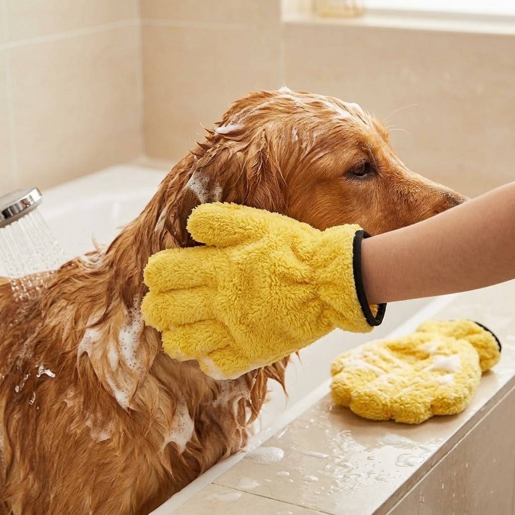 Multi-Functional Pet Bath Gloves