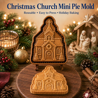 ✝️ Christmas Nativity Mini Pie Mold Collection | Reusable Embossed Molds with Jesus, Nativity & Faith-Inspired Designs🥧
