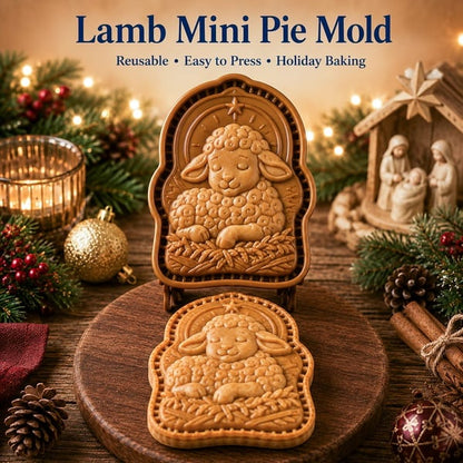 ✝️ Christmas Nativity Mini Pie Mold Collection | Reusable Embossed Molds with Jesus, Nativity & Faith-Inspired Designs🥧