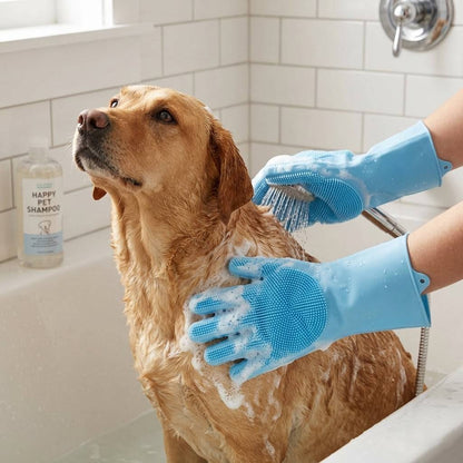 Pet Grooming & Massage Gloves