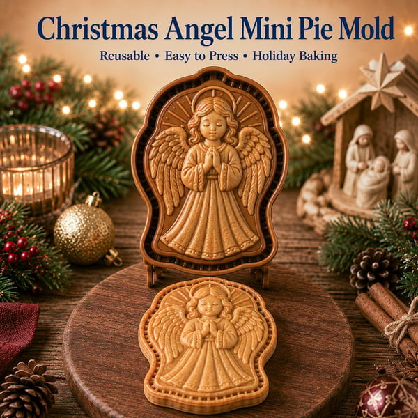 ✝️ Christmas Nativity Mini Pie Mold Collection | Reusable Embossed Molds with Jesus, Nativity & Faith-Inspired Designs🥧