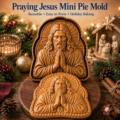 ✝️ Christmas Nativity Mini Pie Mold Collection | Reusable Embossed Molds with Jesus, Nativity & Faith-Inspired Designs🥧