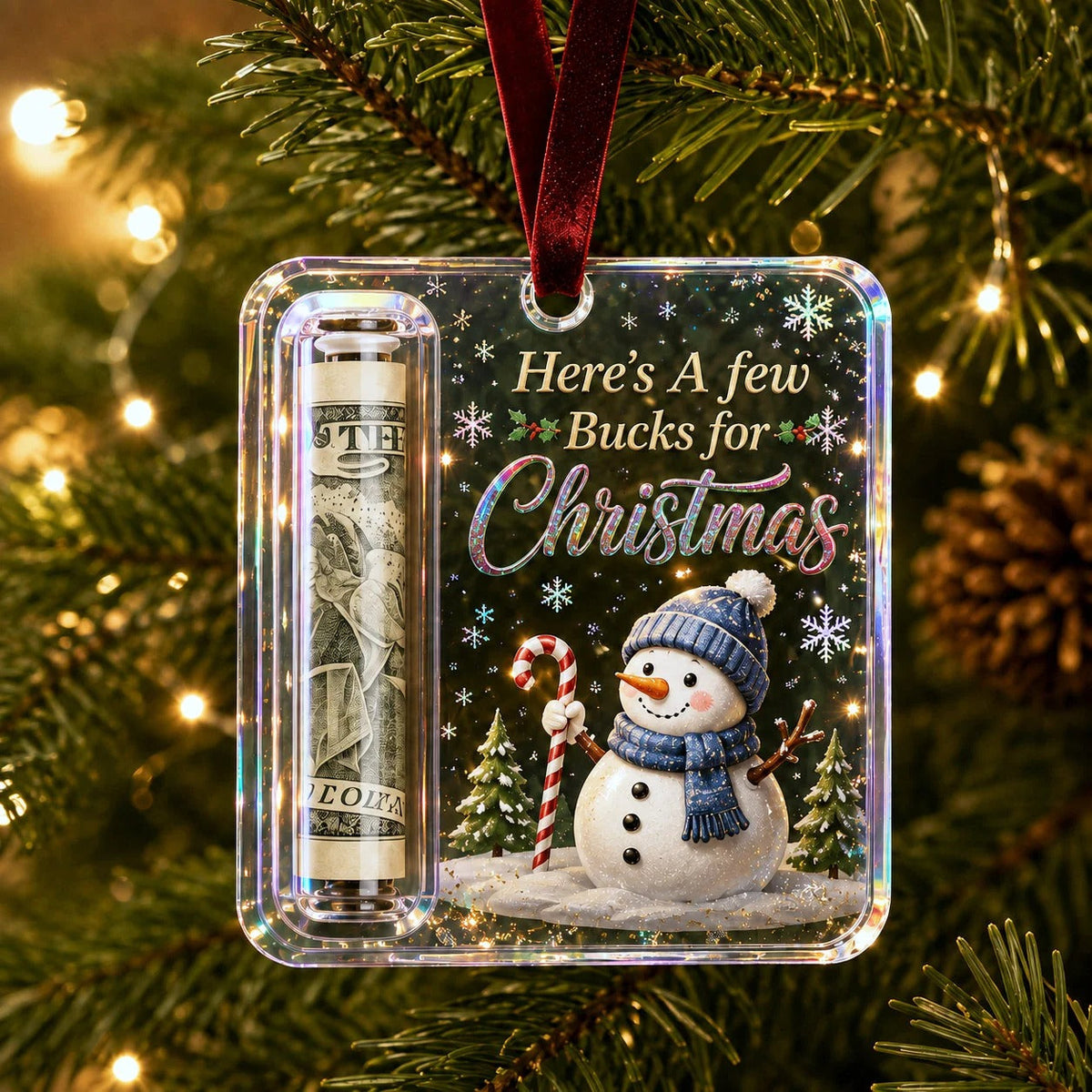 🔥LAST DAY 50% OFF -🎄Christmas Cash Gift Ornament💵- Turn a Simple Cash Gift Into a Christmas Surprise