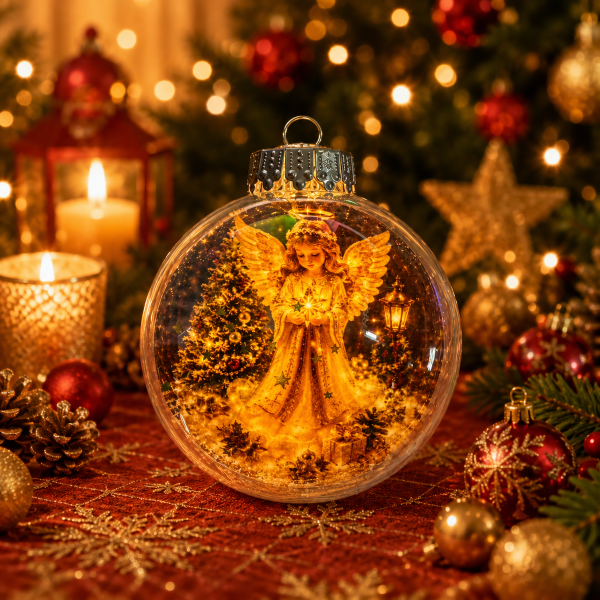 🔥Limited time 50% OFF -✨🎄 Glowing Christmas Story Ornament – Light-Up Mini Holiday Scene(📦Buy 3 Free Shipping)